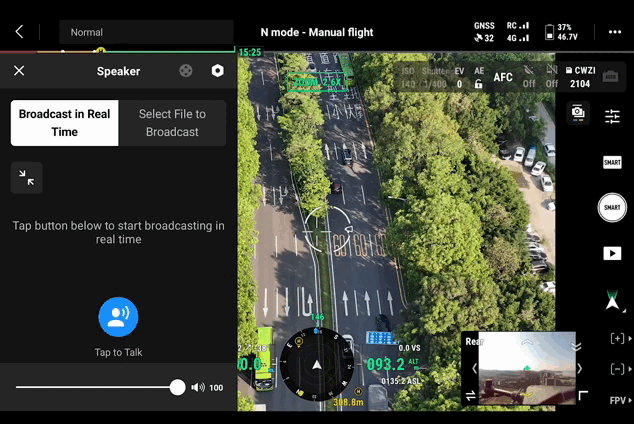 Transmision en tiempo real